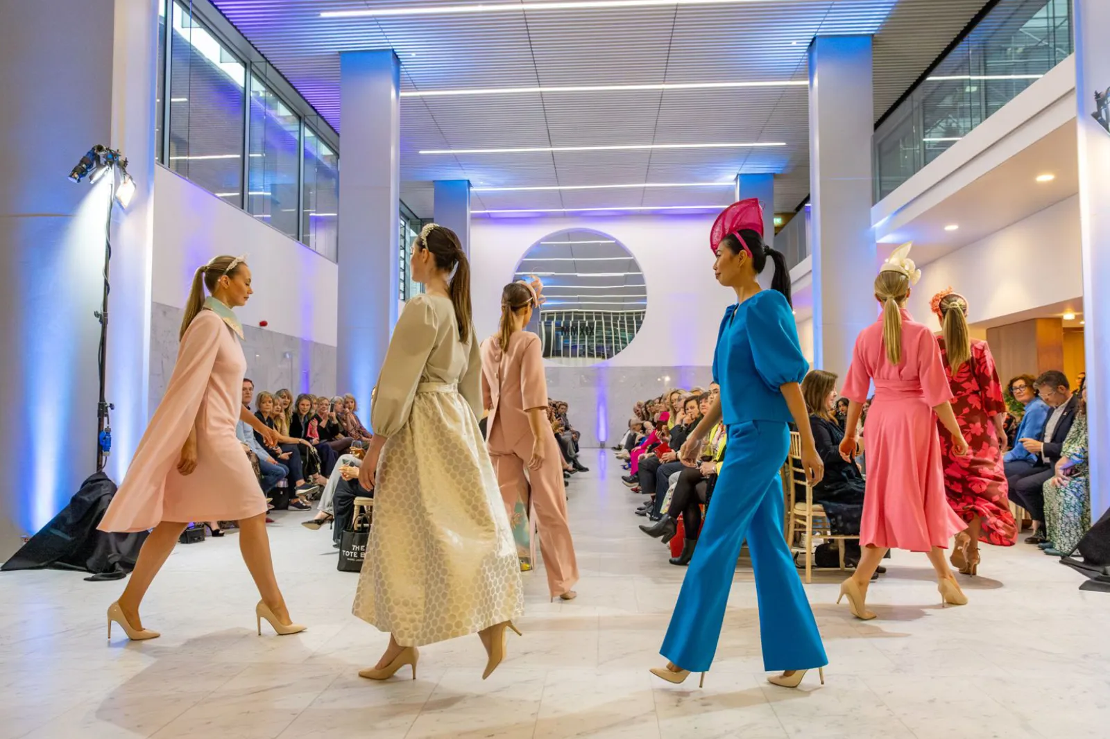 Models at a fashion show