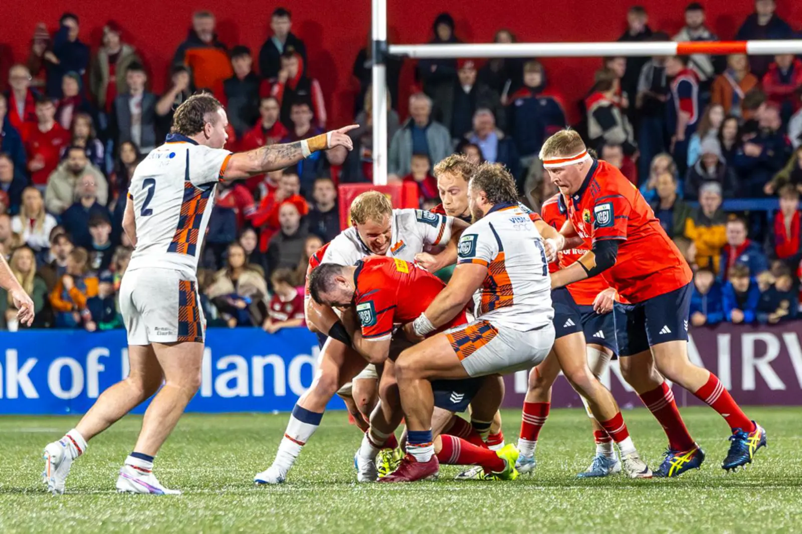 Rugby players playing Rugby